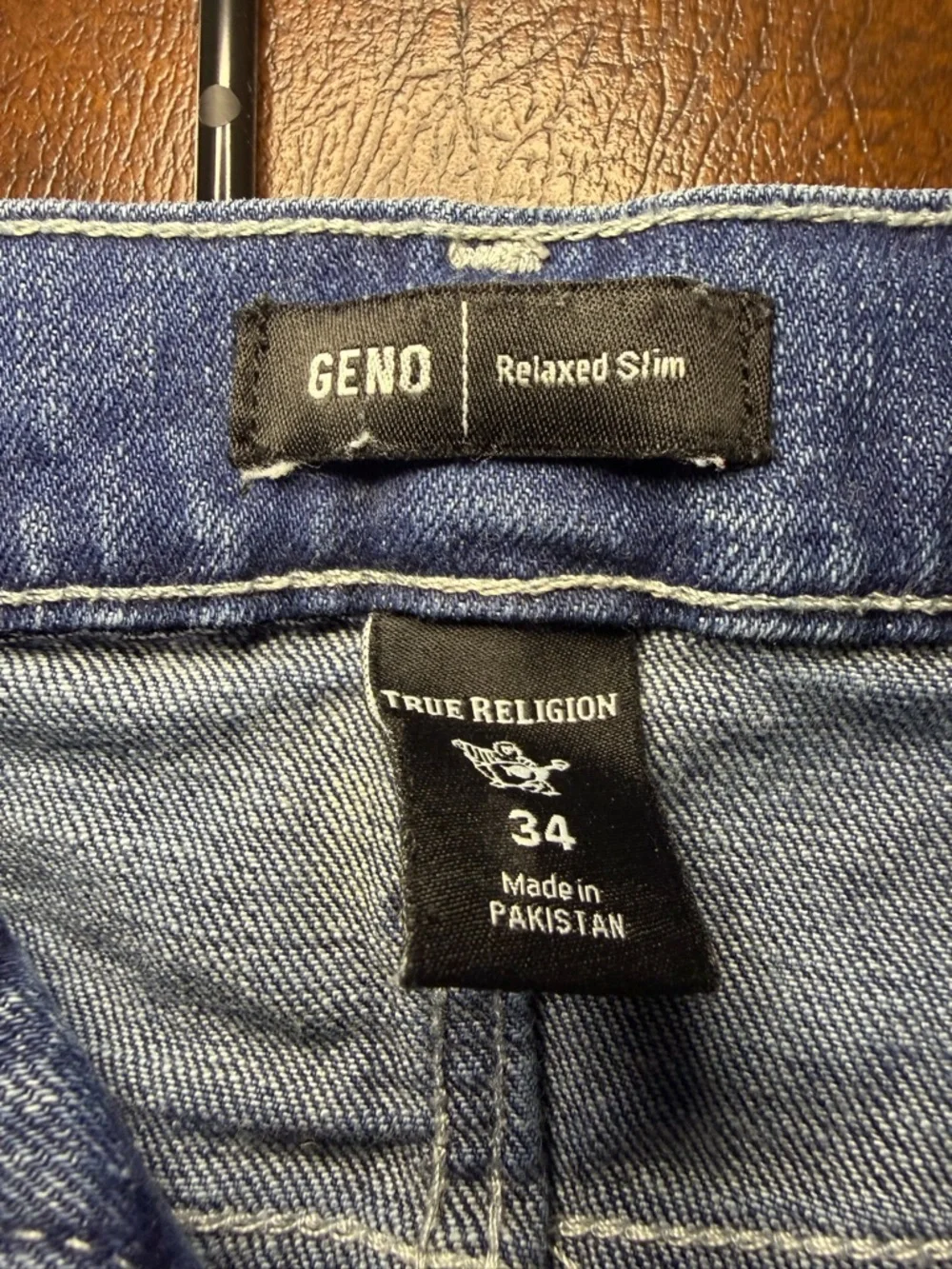 True Religion Straight Leg Indigo Jeans